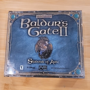 Baldurs Gate II DVD Shadows of Amn 2000 Computer Game
