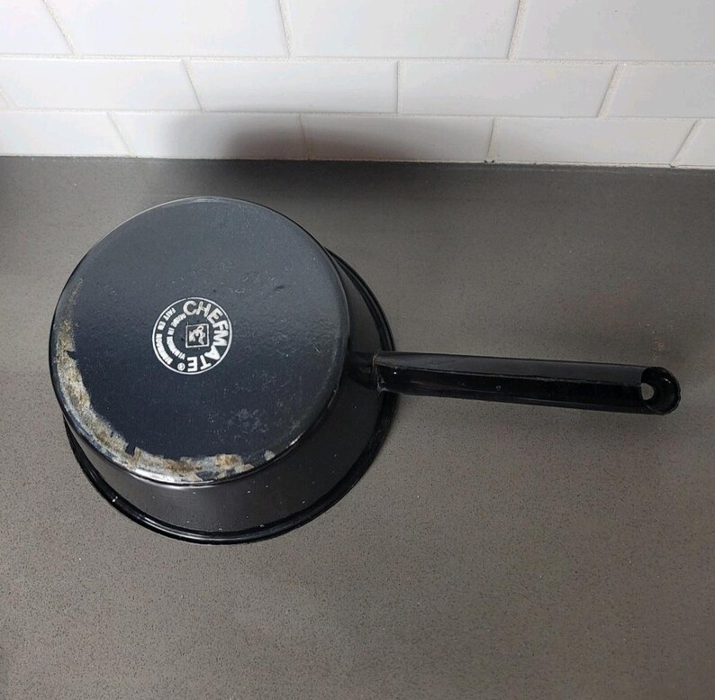 Vintage Chefmate Enamelware Granite Ware Saucepan Pot - Etsy Canada