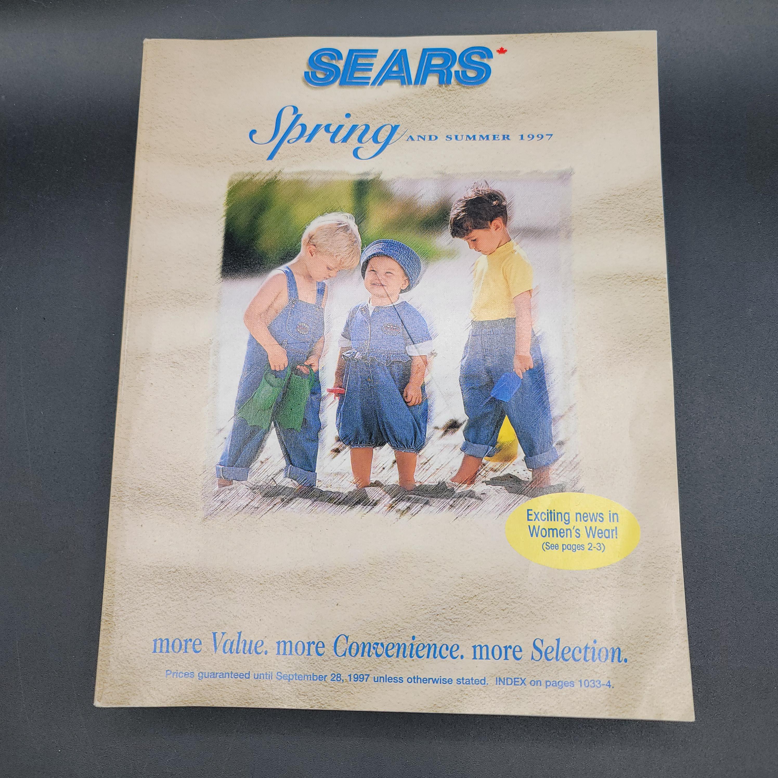 1997 SEARS Spring Fashion Catalogue Canada Reference Book - Etsy Canada