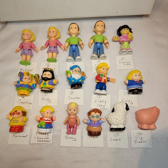 SOLD SEPARATELY Vintage Fisher-price Little People Toys. 