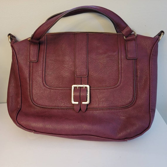 Nine West Vintage Woven Faux Leather Dark Brown Handbag Purse Shoulder Bag  - $26 - From Regina