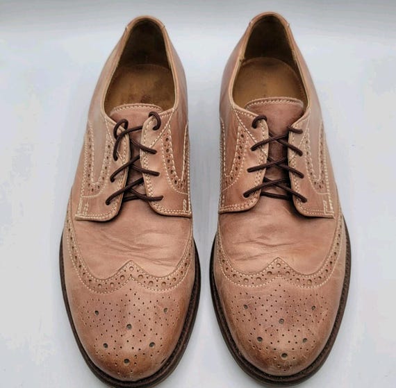 Bostonian Mens Wingtip Oxford Dress Shoes 8.5M Brown - Etsy Israel