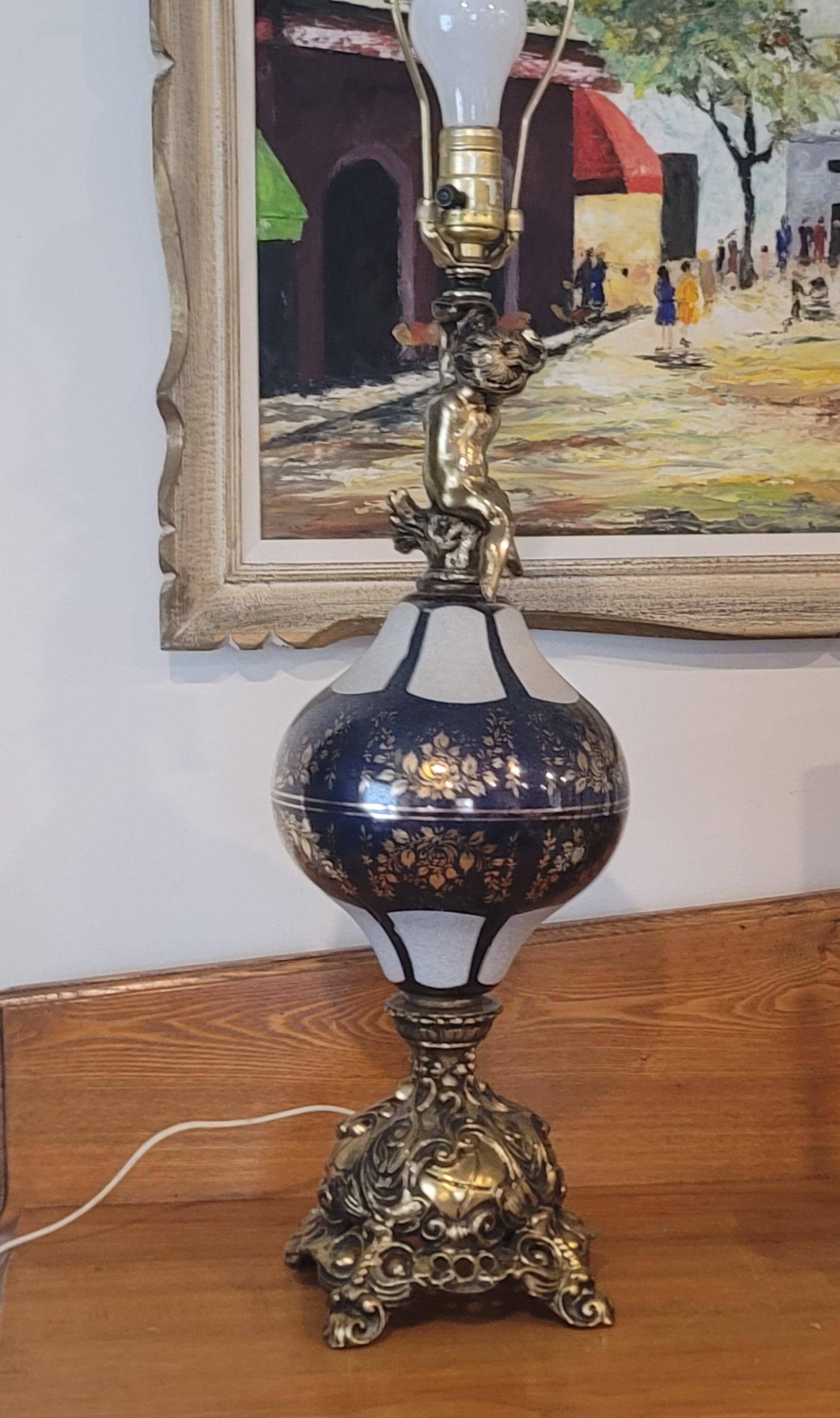 Cast iron lamp base - Etsy 日本