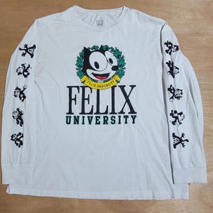 Felix The CAT Animation Long Sleeve T-Shirt LEVIS