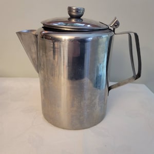 Théière supérieure fabriquée en Corée, acier inoxydable, 8 tasses, théières à café commerciales