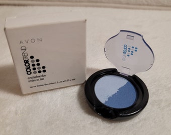 AVON Blue Eyeshadow Duo Blue Wave Vintage