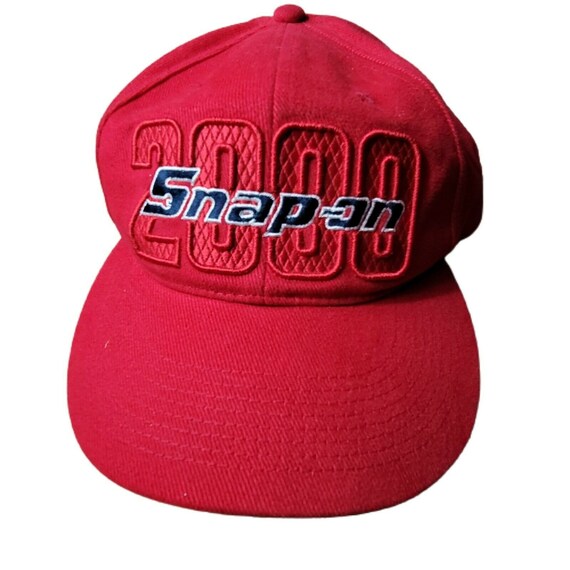 Vintage SNAP ON Tools 2000 Trucker Cap Hat Red Collec… Gem