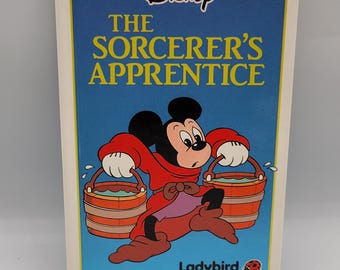 Vintage Children Book The Sorcerer Apprentice Walt Disney Mickey Mouse