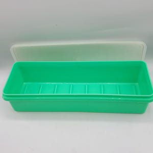 Vintage Tupperware Seler Warzywa Chrupiący Pojemnik Zielony