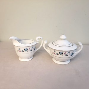 Eaton Vintage Cream and Sugar Bowl 379
