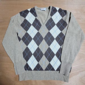 Vintage Pringle Lambswool Scotland Wool Pullover Jumper Sweater Dad Sweater