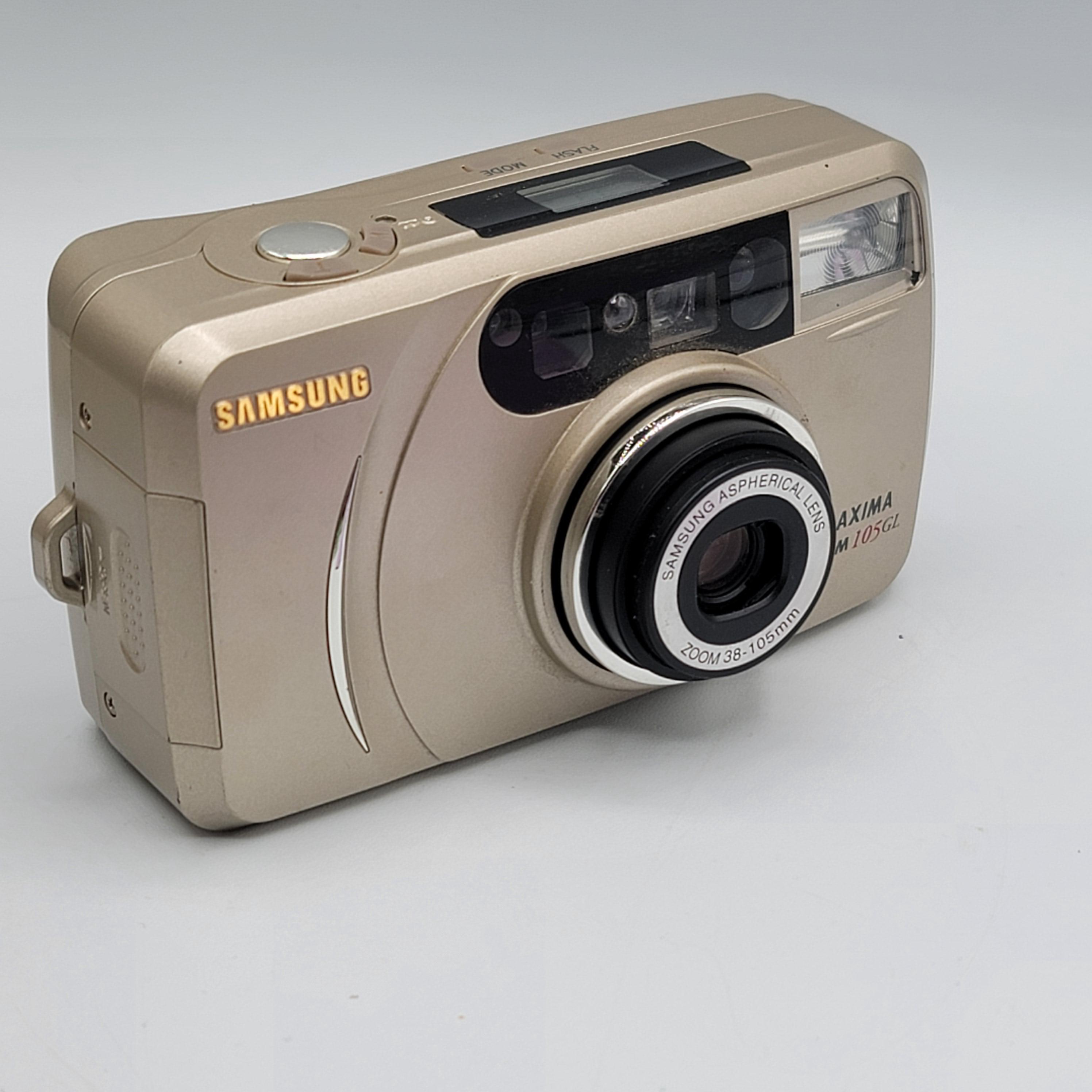 Vintage Camera Samsung Maxima Zoom 38-105mm 105GL 35mm Film