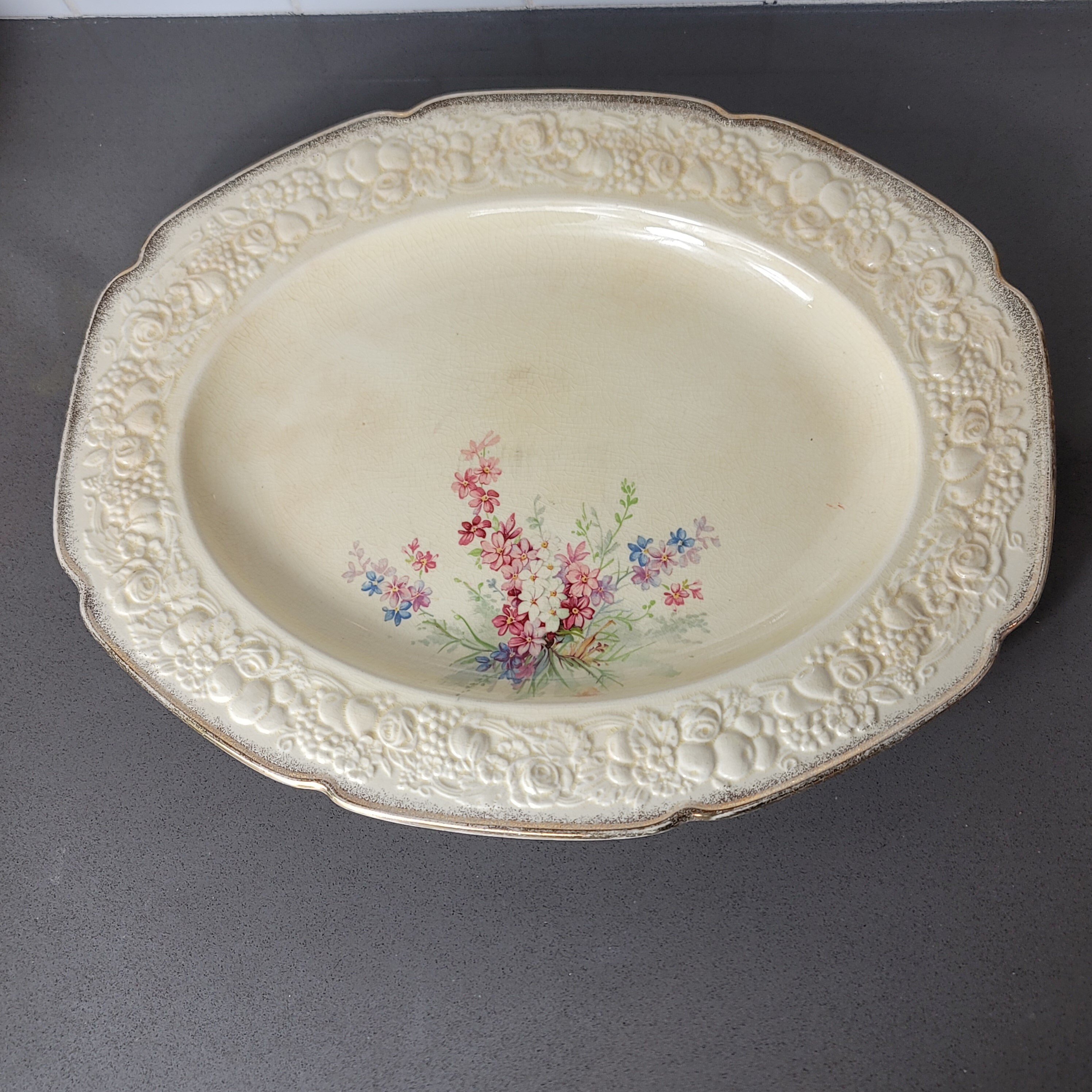 イギリス　ヴィンテージ　CROWN DUCAL クラウンデュカル ボウル　深皿 イギリス ヴィンテージ CROWN DUCAL クラウンデュカル ボウル 深皿