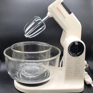 Vintage Sunbeam Mixmaster Stand Mixer 12 Speed 2 Bowls Working - Etsy