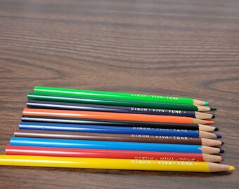 Vintage Dixon Viva Tone Crayones 10