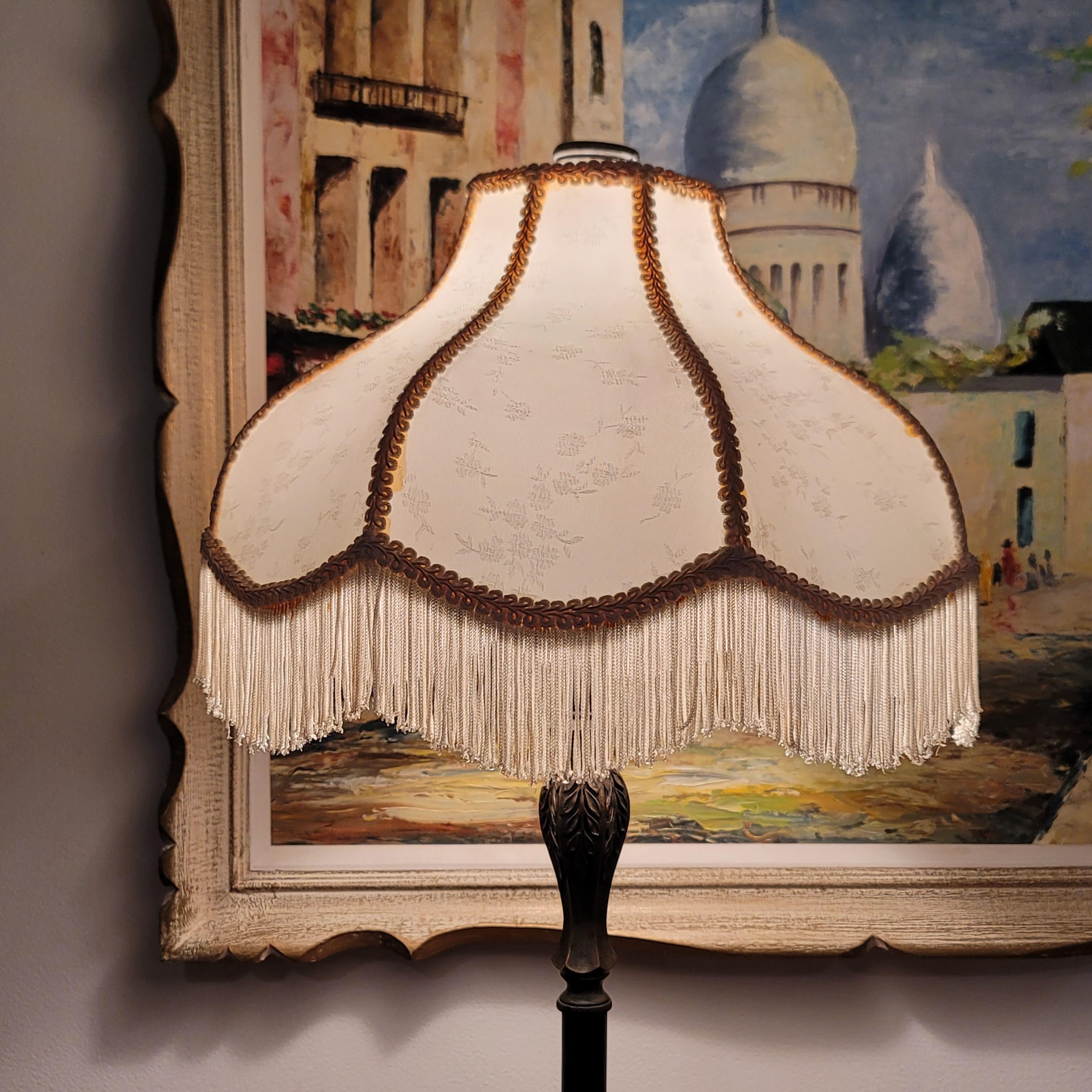 Vintage fringe lamp - Etsy 日本