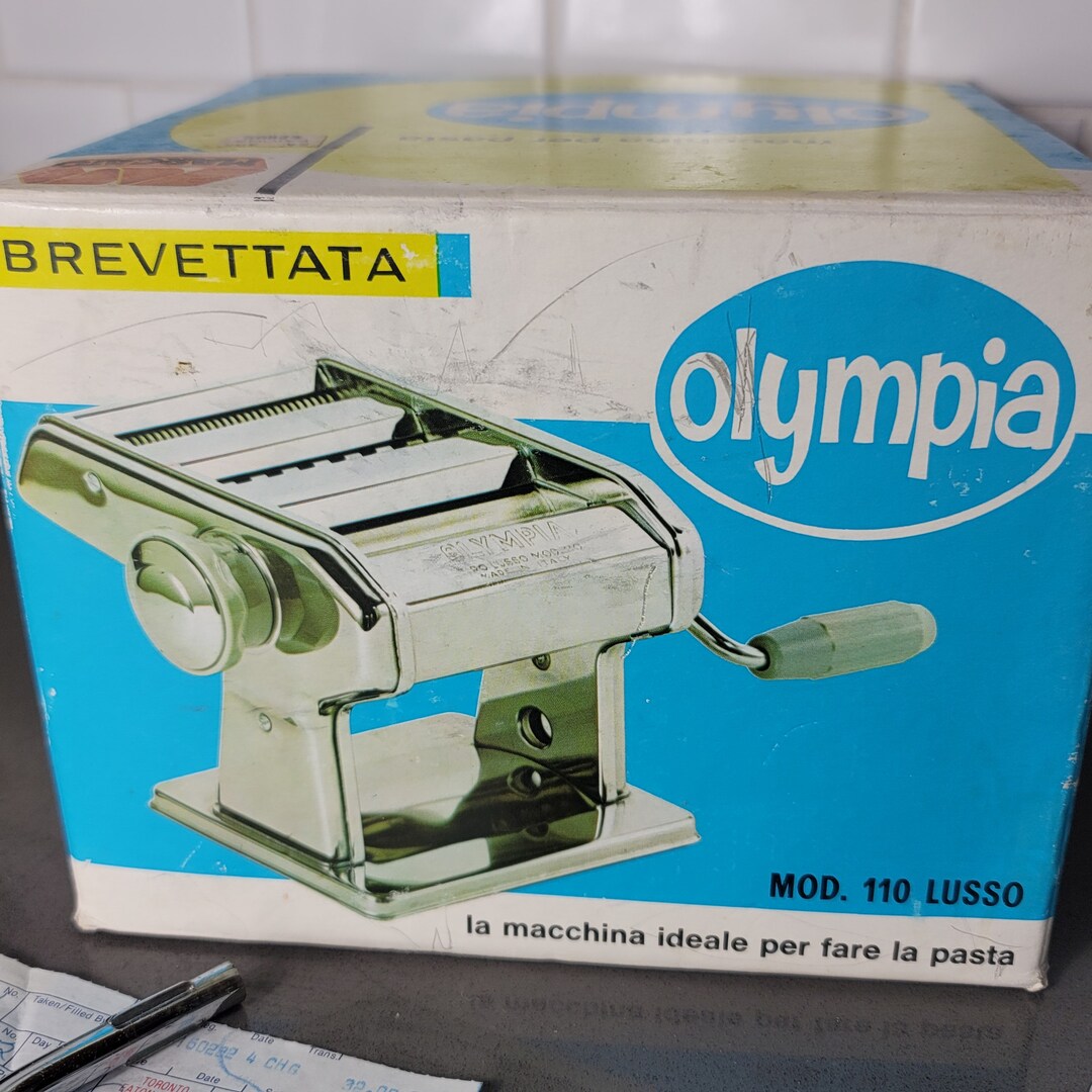 Vintage Pasta Maker Brevettata Olympia Model 110 Italian Italy Etsy