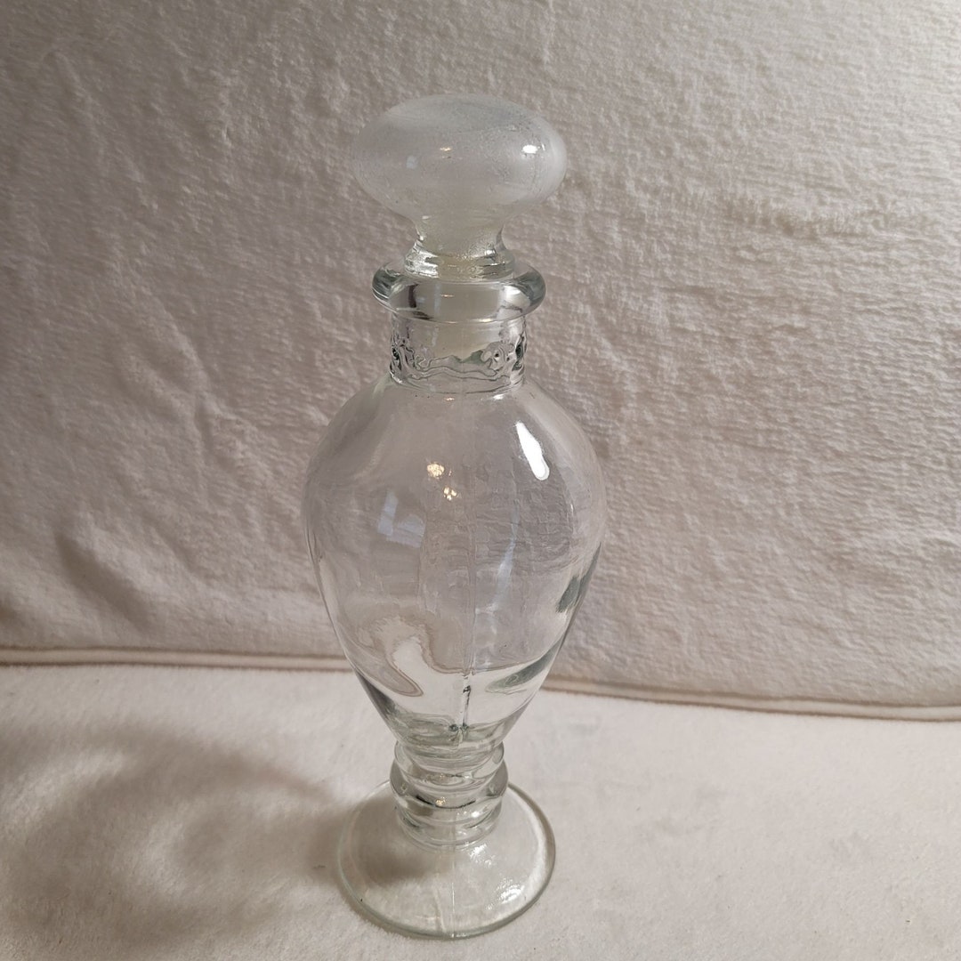 AVON Bubble Bath Bottle Glass Decanter - Etsy
