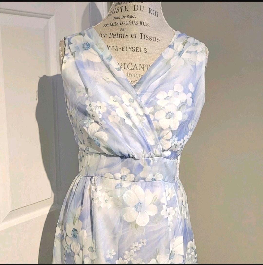 Beautiful 50s Floral Housewife Dress MADMEN BETTY Draper Light Blue Lined Vintage - Etsy Beautiful 50s Floral Housewife Dress MADMEN BETTY Draper Light Blue Lined Vintage - Etsy