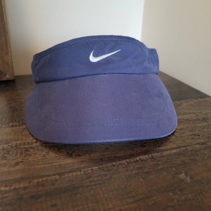 Vintage NIKE Sun Visor Cap Hat Swoosh 