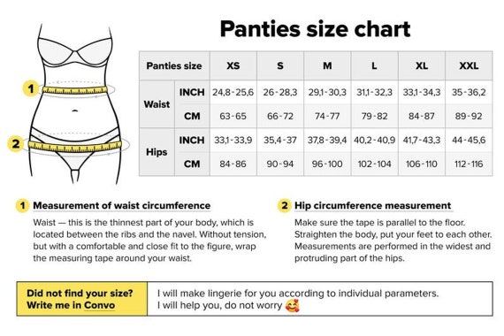 panty size for 28 waist