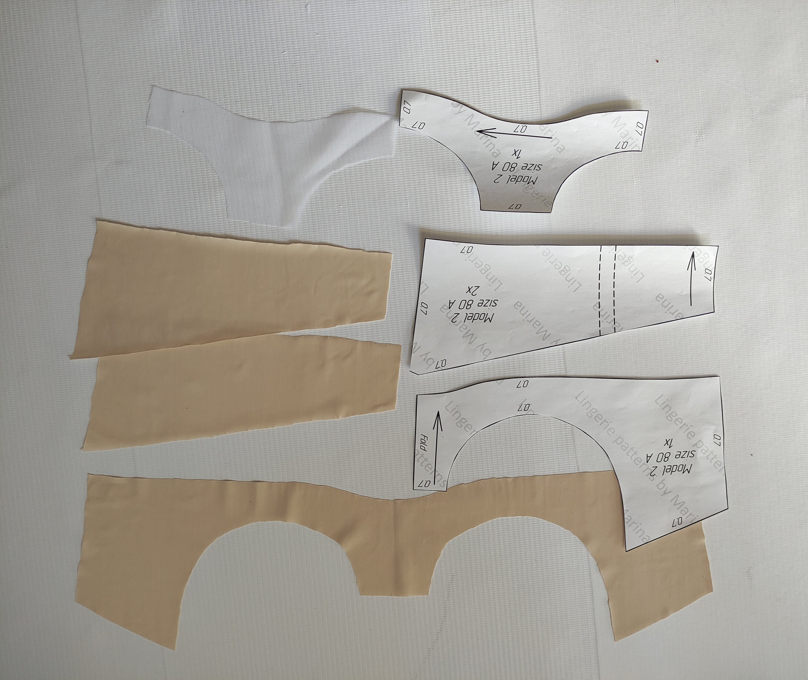 Instant Download PDF Size 75C Lingerie Sewing Pattern for an Underwire ...