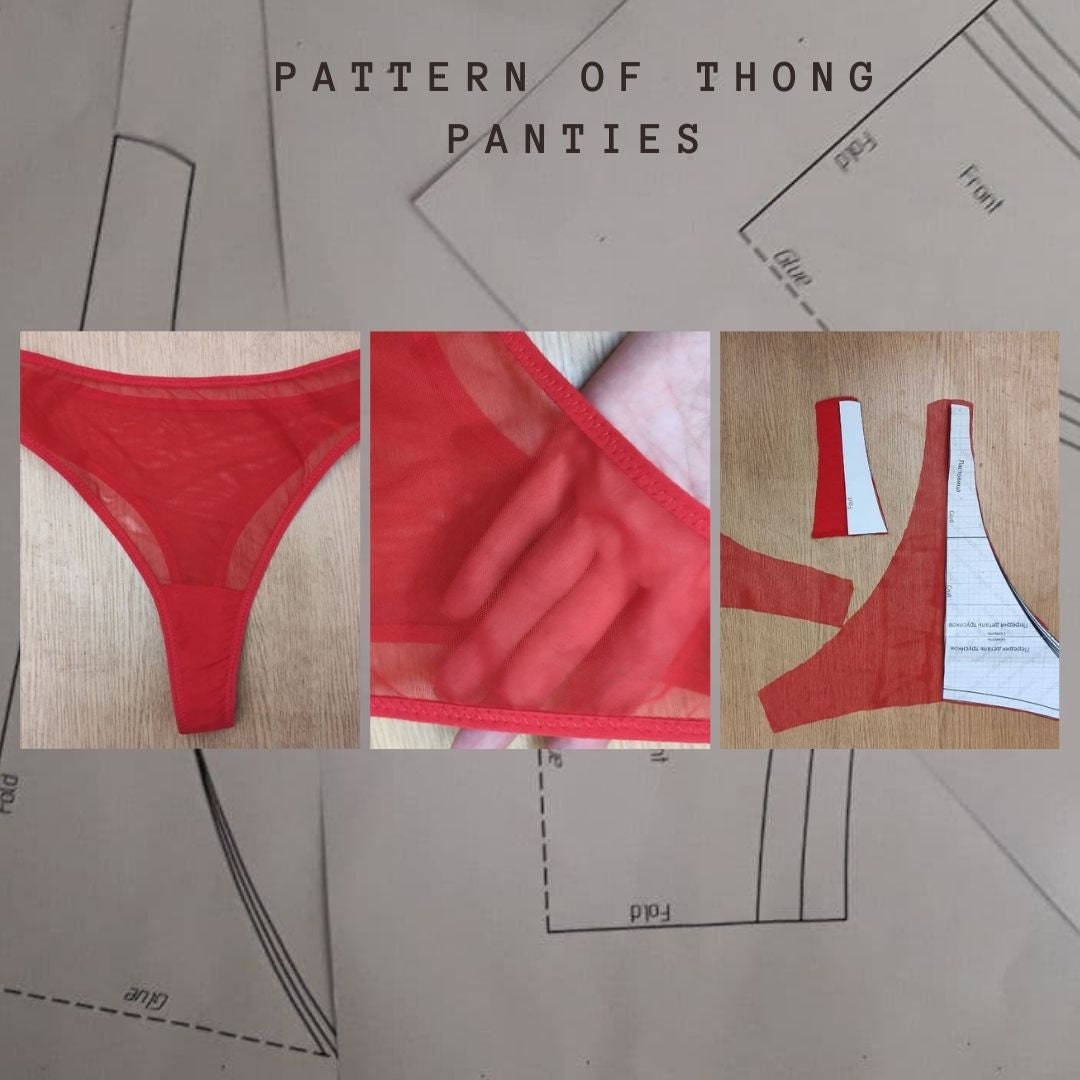 Hip Hugger and Retro Panties PDF Pattern – good fit for sizes XS-2XL