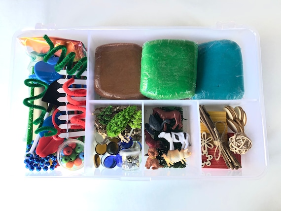 Farm Animals Sensory Play Dough Kit