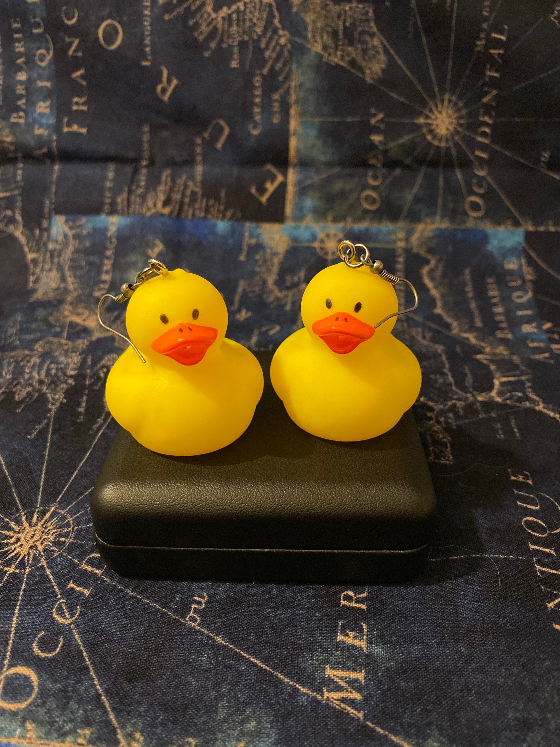 Rubber Duck Earrings Etsy
