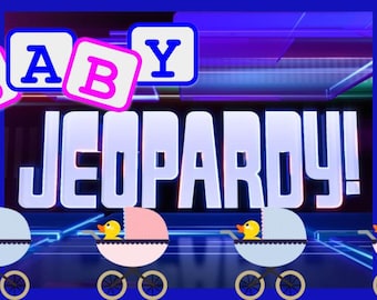 Virtual Baby Shower Game with baby/juvenile marine life questions! Original