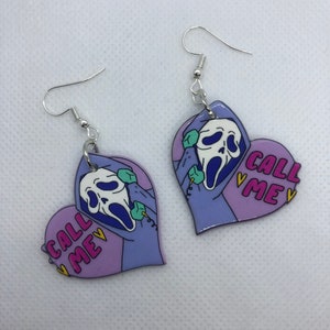 Scream …. Call me earrings