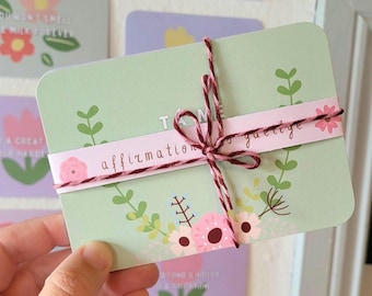 Affirmations As Gaeilge, Gaeilge, Irish Affirmation Cards, Self Care Gift Box, Positive Card Set, Gift For Women, Grá, Irish Language