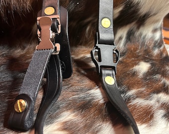 Leather Firefighter Chin Strap