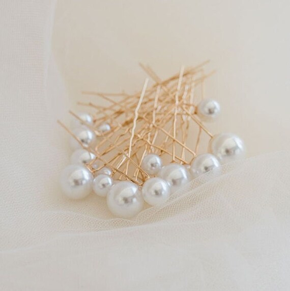 5pc Pearl Hairpins Hairstyles Wedding Bridal Hair Pins Hair