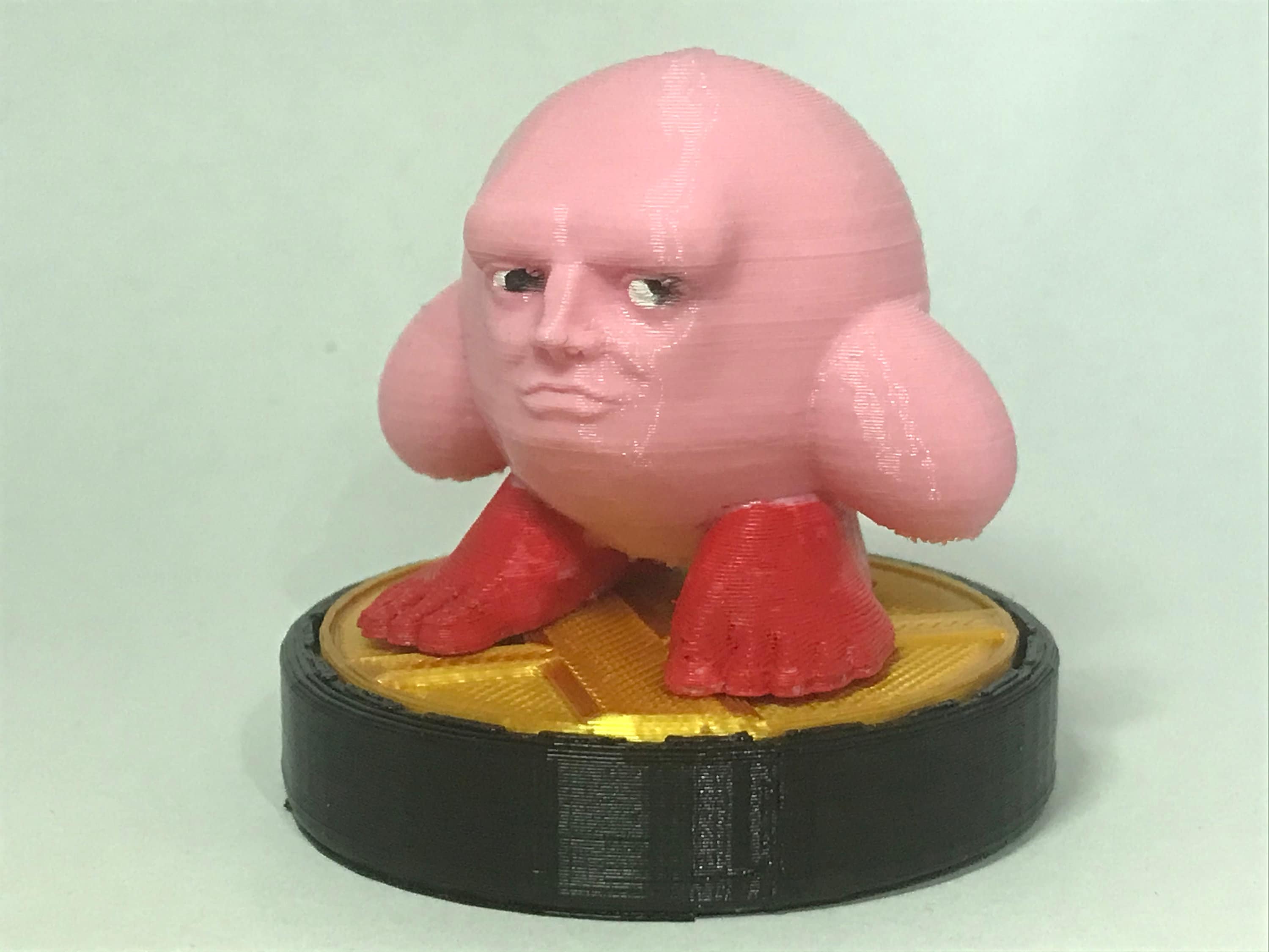 Handsome Cursed Kirby Custom Amiibo Etsy Australia