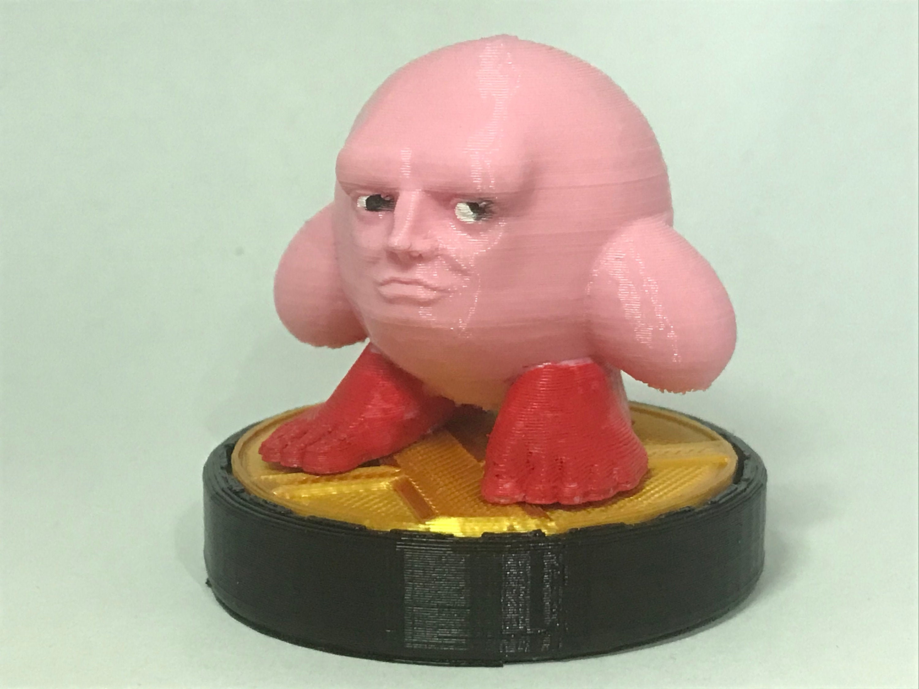 Handsome Cursed Kirby Working Amiibo Etsy
