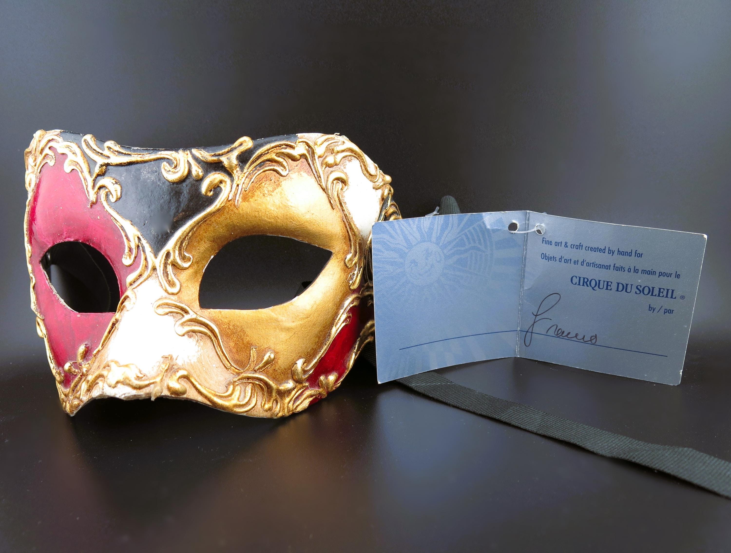 CIRQUE DU SOLEIL, Mask - Etsy