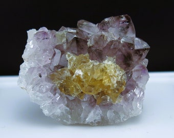 Amethyst, Calcite  crystals.