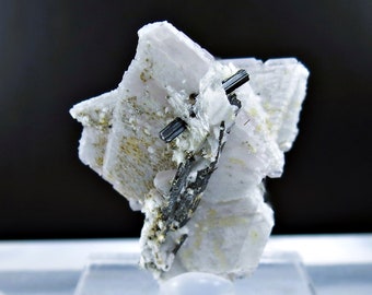 ALBITE , Poudrette Quarry, MSH, Mont St. Hilaire, Quebec, Canada, Mineral Specimen. Symmetry Minerals
