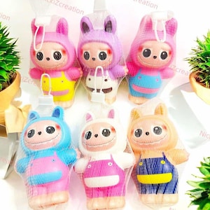 Cute Bubu Monster Squishy| Stress Relief Labubu Toy - Etsy