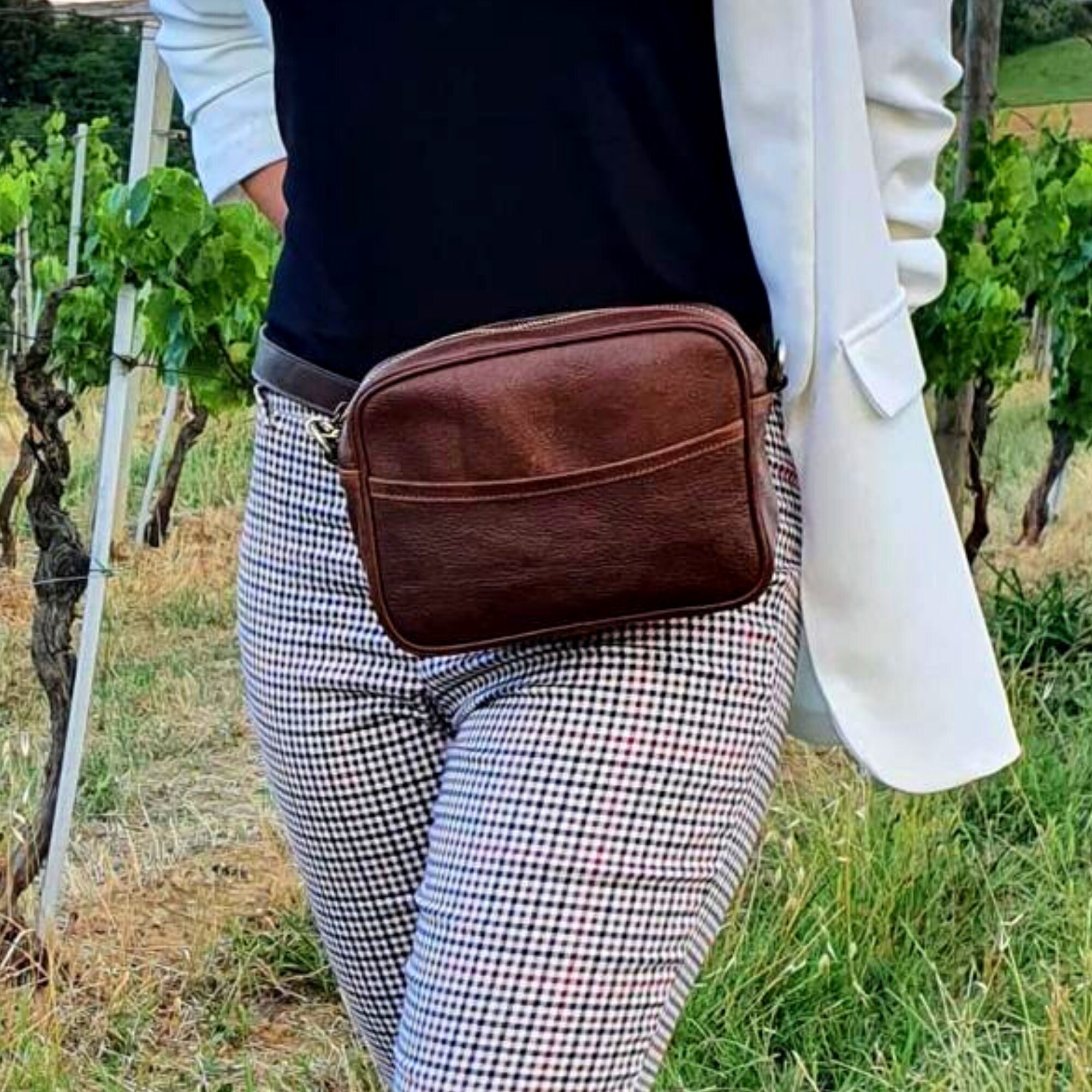 Women Crossbody Belt Bag Italian Handmade Leather bag | Etsy