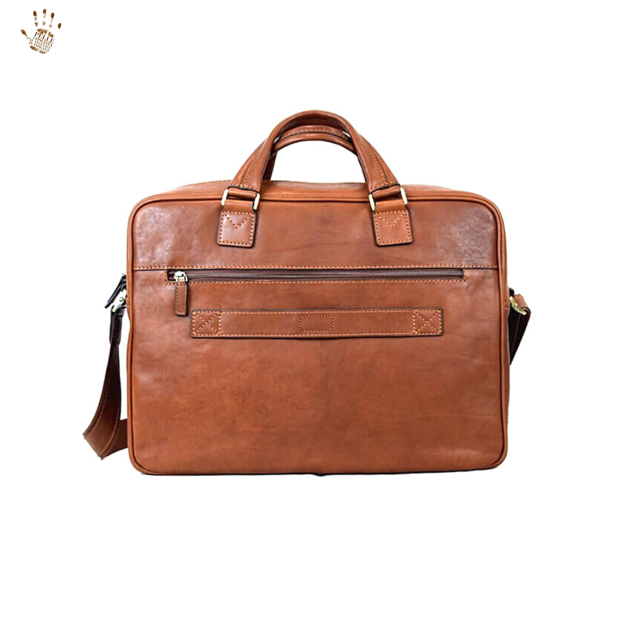 Italian Leather Business Bag for Men Leather Briefcase Laptop Etsy UK