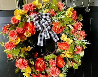 Summer wreath 26x26