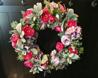 22 in custom wreath