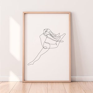 Printable Wall Art Boho Line Art, Single Line Art, Female Body Line Art, Simple Line Printable Wall Art, Prints for Framing Line Art