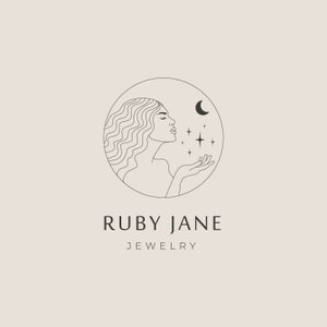 Elegant Logo Design, Small Business Logo, Premade logo, Beauty Logo, Goddess, Hand drawn Logo, Wellness Logo, Boutique Logo, Modern Logo