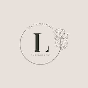 Botanical Logo, Floral Logo, Business Logo Design, Logo Design, Brand Logo, Custom Logo, Premade Logo, Small Business Logo, Modern Logo