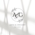 Elegant Wedding Logo Design, Premade Wedding Monogram, Couple Logo, Monogram, Wedding Design, Save The Date Logo, Wedding Initials product logo