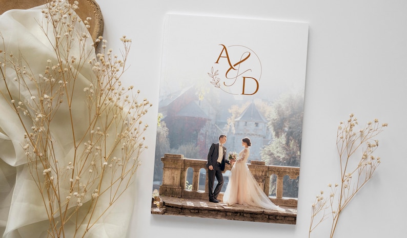 Elegant Wedding Monogram, Premade Wedding Logo Design, Wedding Invitation, Couple Logo, Monogram, Wedding Design, Save The Date Logo image 7