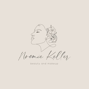 Elegant Logo Design, Premade Small Business Logo, Goddess logo, Beauty Logo, Hand drawn Logo, Wellness Logo, Boutique Logo, Modern Logo